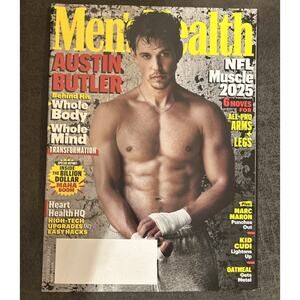 New MEN'S HEALTH MAGAZINE AUSTIN BUTLER Sept Oct 2025 NFL Muscle Heart Health